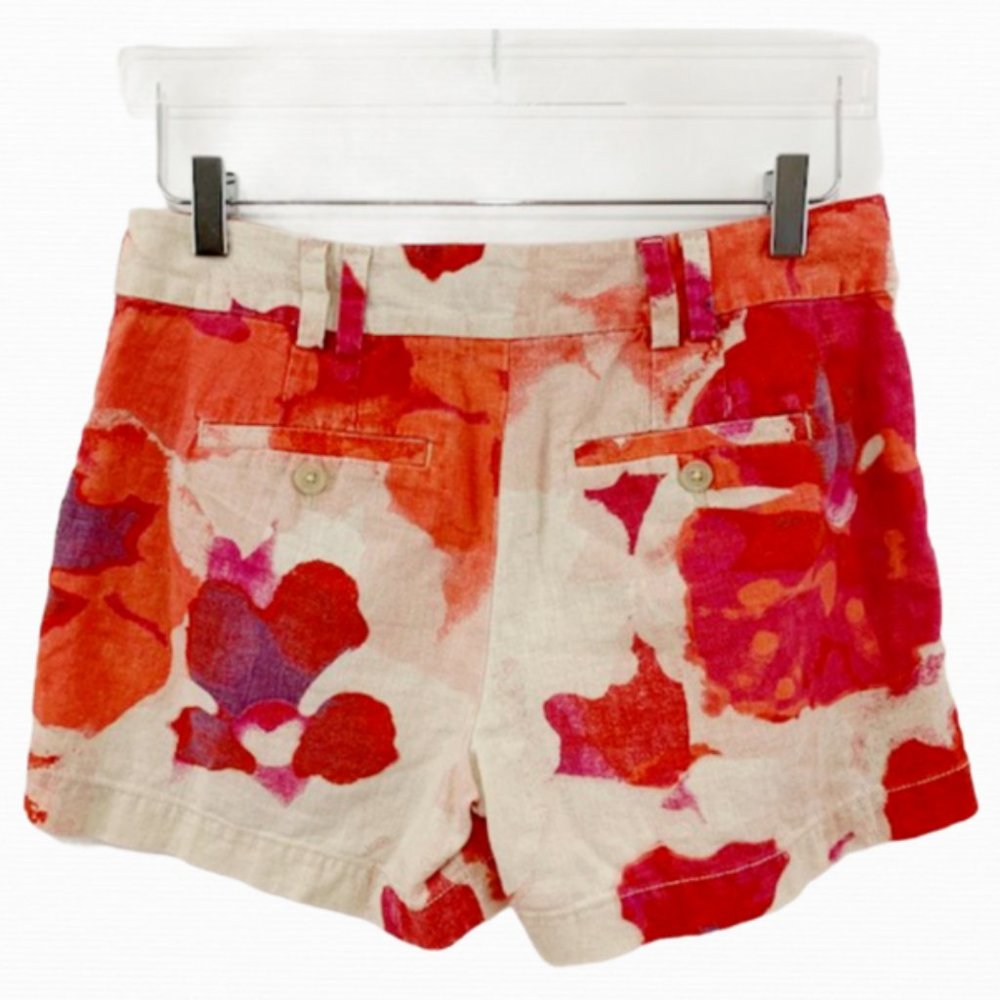 Ann Taylor Loft Watercolor Floral Print Shorts - Picture 5 of 8